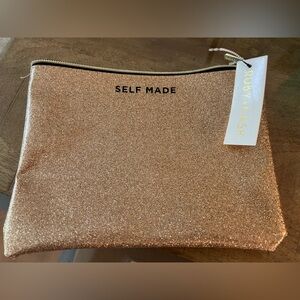 Ruby & cash sparkling gold makeup bag